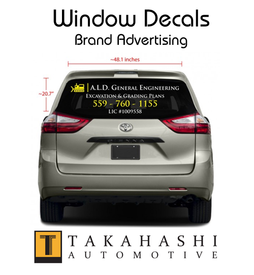 Automotive Window Decals